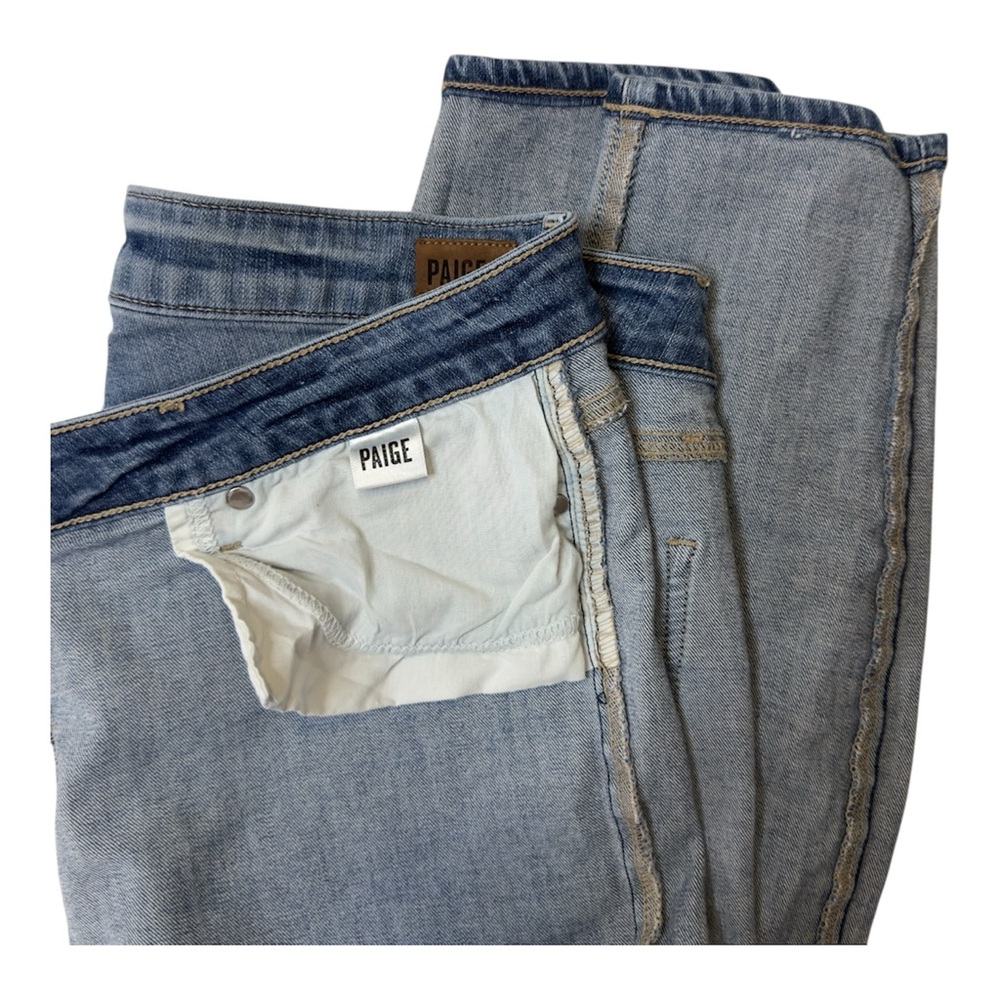 PAIGE Women's Skinny Jeans in Light Blue - Picture 8 of 9